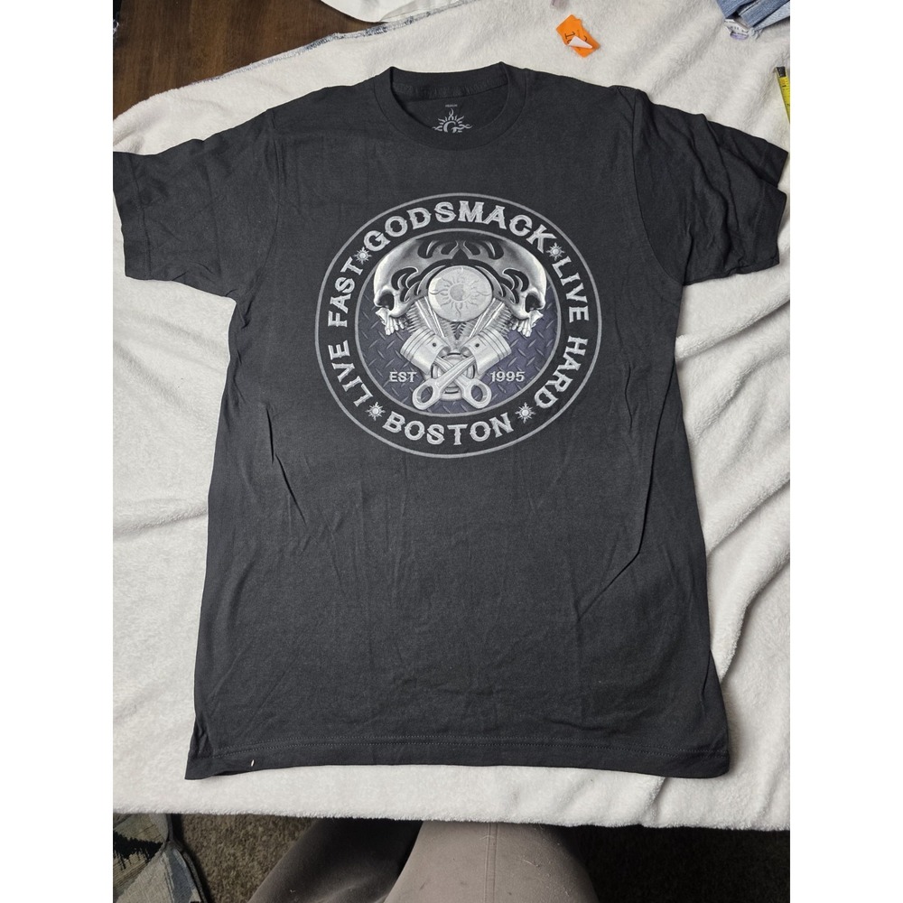 Godsmack When Legends Rise Tour 2018 Shirt Medium Boston Live Fast Live Hard